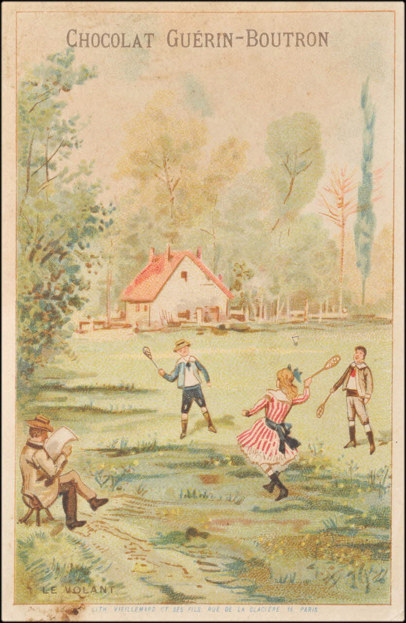 Baster & Vieillemard carte réclame chromo Paris 1889-1895 1995.1.167.34 Photo