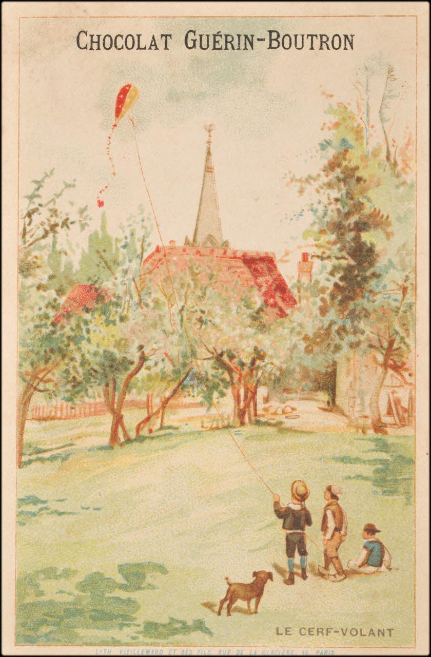 Baster & Vieillemard carte réclame chromo Paris 1889-1895 1995.1.167.5 Photo