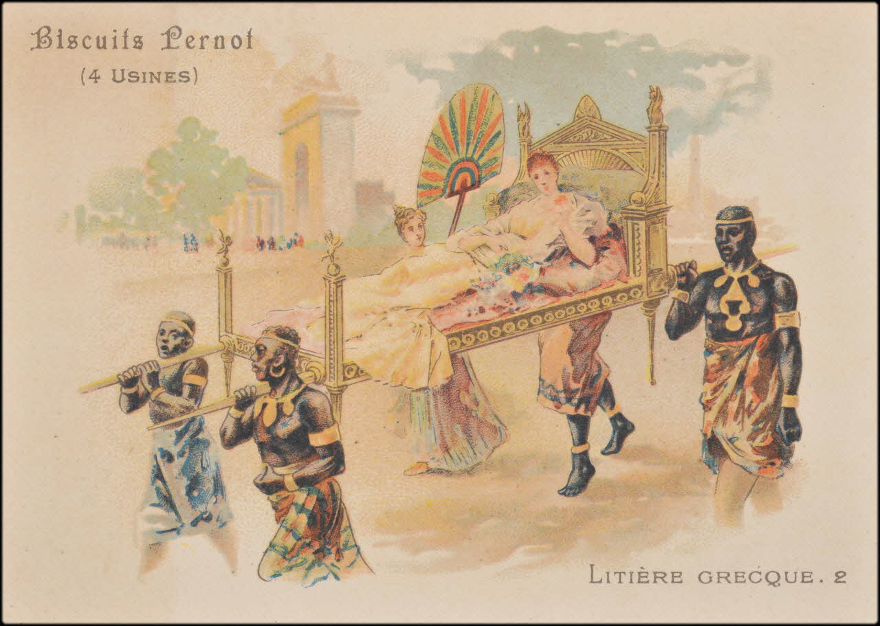 Romanet carte réclame chromo Paris 1900 1995.1.1672.16 Photo