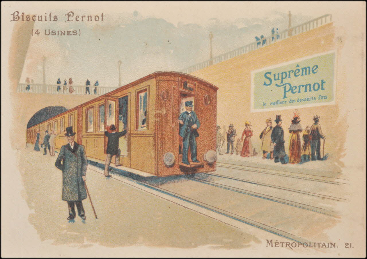 Romanet carte réclame chromo Paris 1900 1995.1.1672.18 Photo