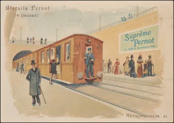Romanet carte réclame chromo Paris 1900 1995.1.1672.18  Photo