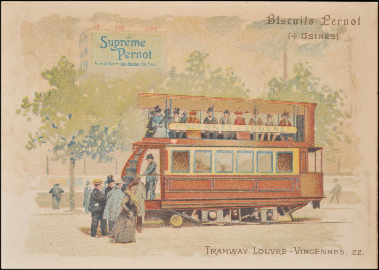 Romanet carte réclame chromo Paris 1900 1995.1.1672.21 Photo
