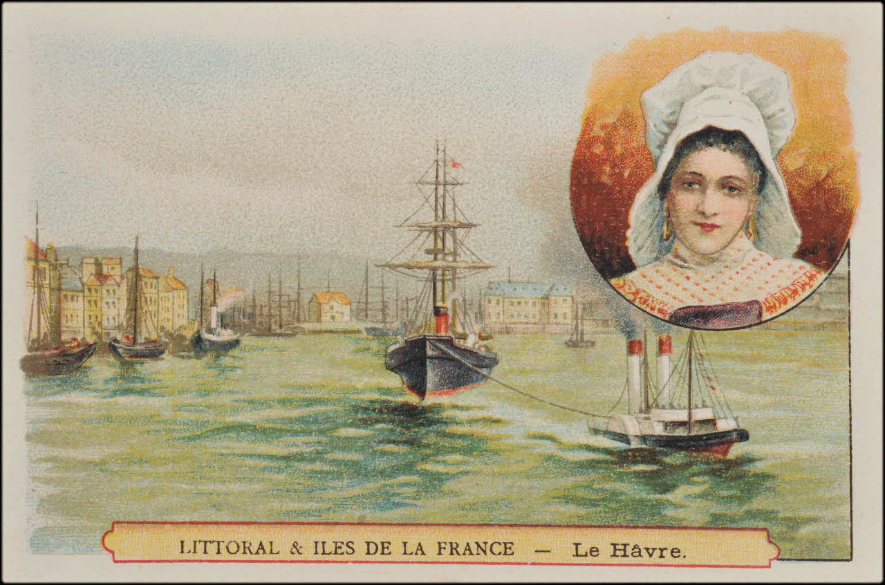 Romanet carte réclame chromo Paris 1900 1995.1.1674.10 Photo