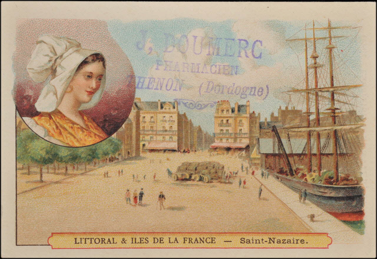 Romanet carte réclame chromo Paris 1900 1995.1.1674.17 Photo