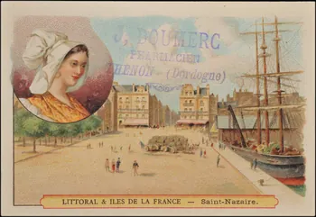 Romanet carte réclame chromo Paris 1900 1995.1.1674.17 Photo