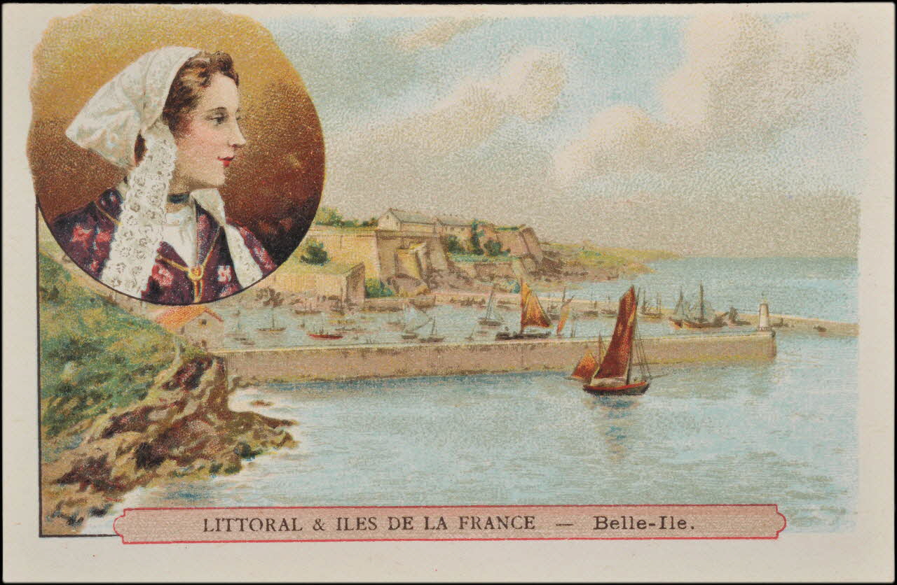 Romanet carte réclame chromo Paris 1900 1995.1.1674.2 Photo