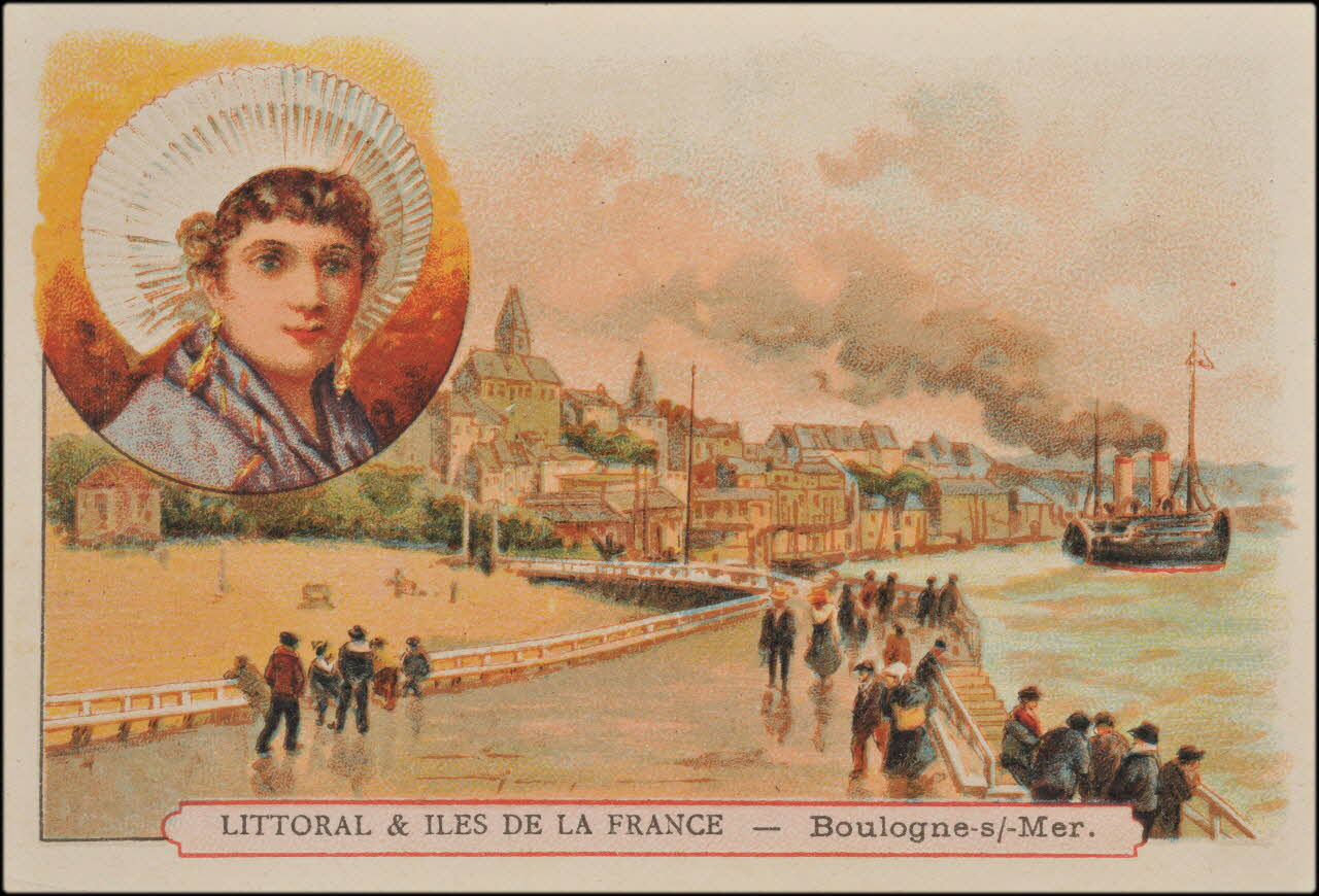 Romanet carte réclame chromo Paris 1900 1995.1.1674.4 Photo