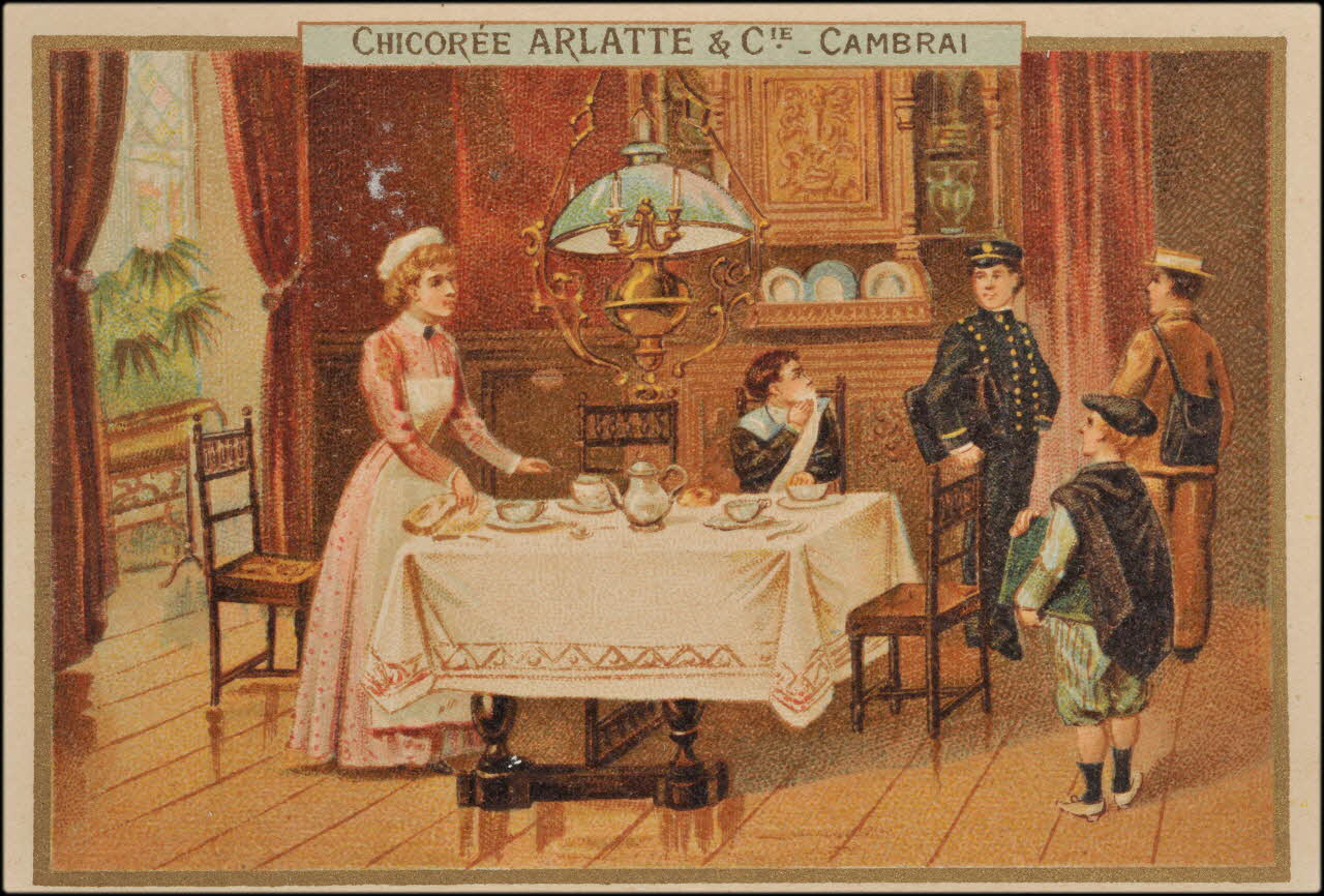 Romanet carte réclame chromo Paris 1900 1995.1.1675.11 Photo