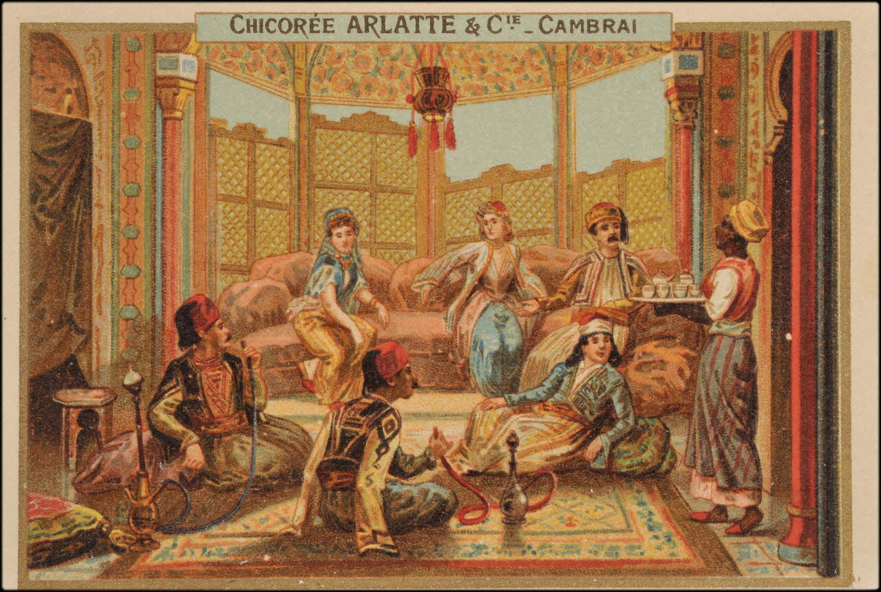 Romanet carte réclame chromo Paris 1900 1995.1.1675.17 Photo