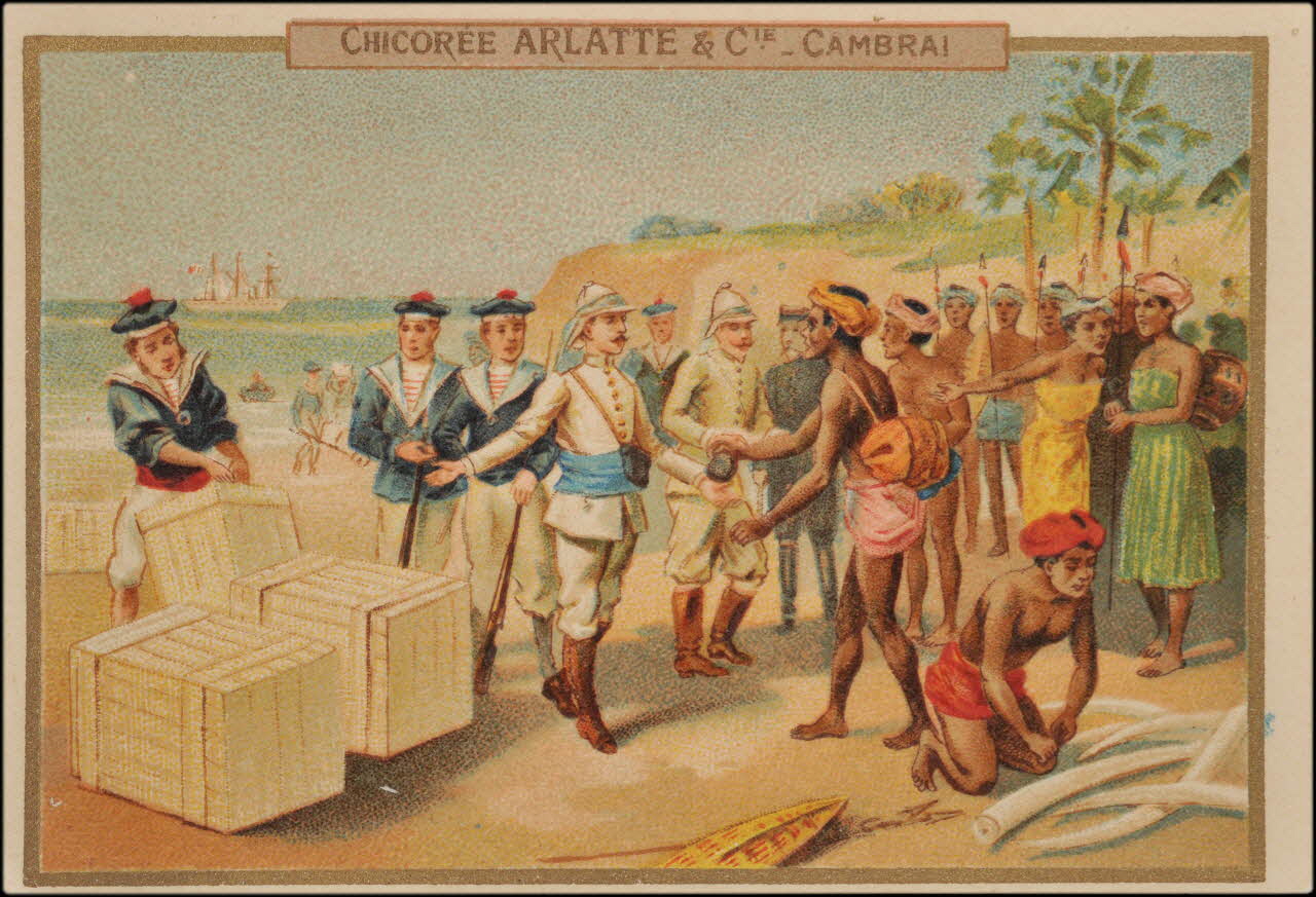 Romanet carte réclame chromo Paris 1900 1995.1.1675.5 Photo