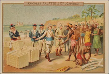 Romanet carte réclame chromo Paris 1900 1995.1.1675.5 Photo