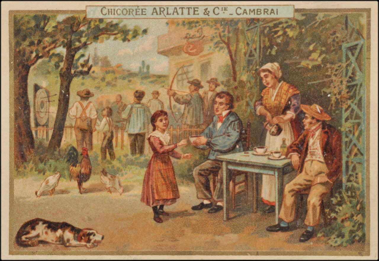 Romanet carte réclame chromo Paris 1900 1995.1.1675.8 Photo