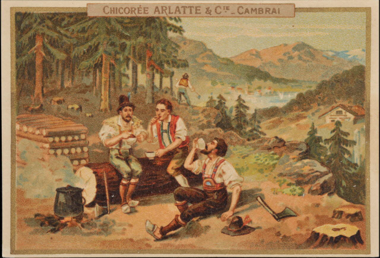 Romanet carte réclame chromo Paris 1900 1995.1.1675.9  Photo