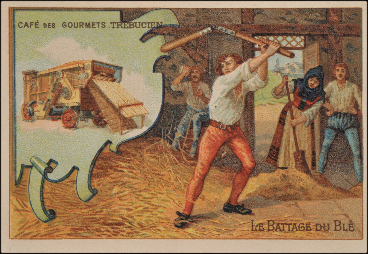 Romanet carte réclame chromo Paris 1885-1907 1995.1.1686.1 Photo