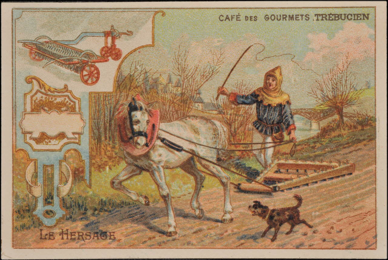 Romanet carte réclame chromo Paris 1885-1907 1995.1.1686.4 Photo