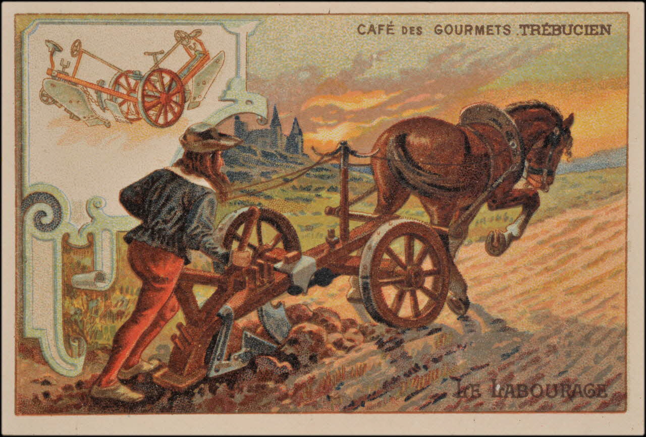 Romanet carte réclame chromo Paris 1885-1907 1995.1.1686.5 Photo