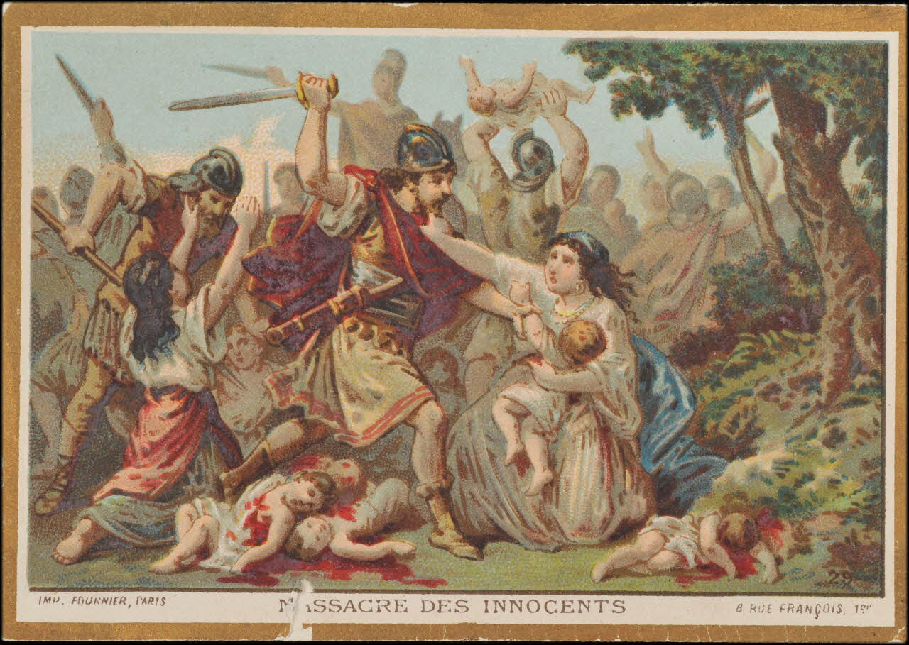 Romanet ; Fournier carte réclame chromo Paris 1885-1907 1995.1.1687.2 Photo