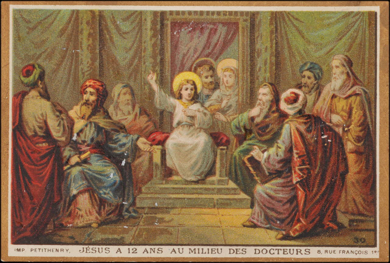 Romanet ; Henry Petit carte réclame chromo Paris 1885-1907 1995.1.1687.3 Photo