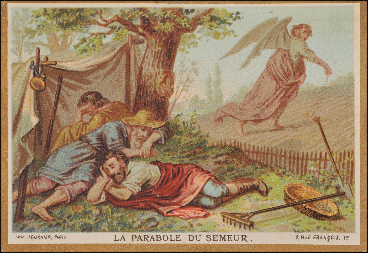 Romanet ; Fournier carte réclame chromo Paris 1885-1907 1995.1.1687.6 Photo