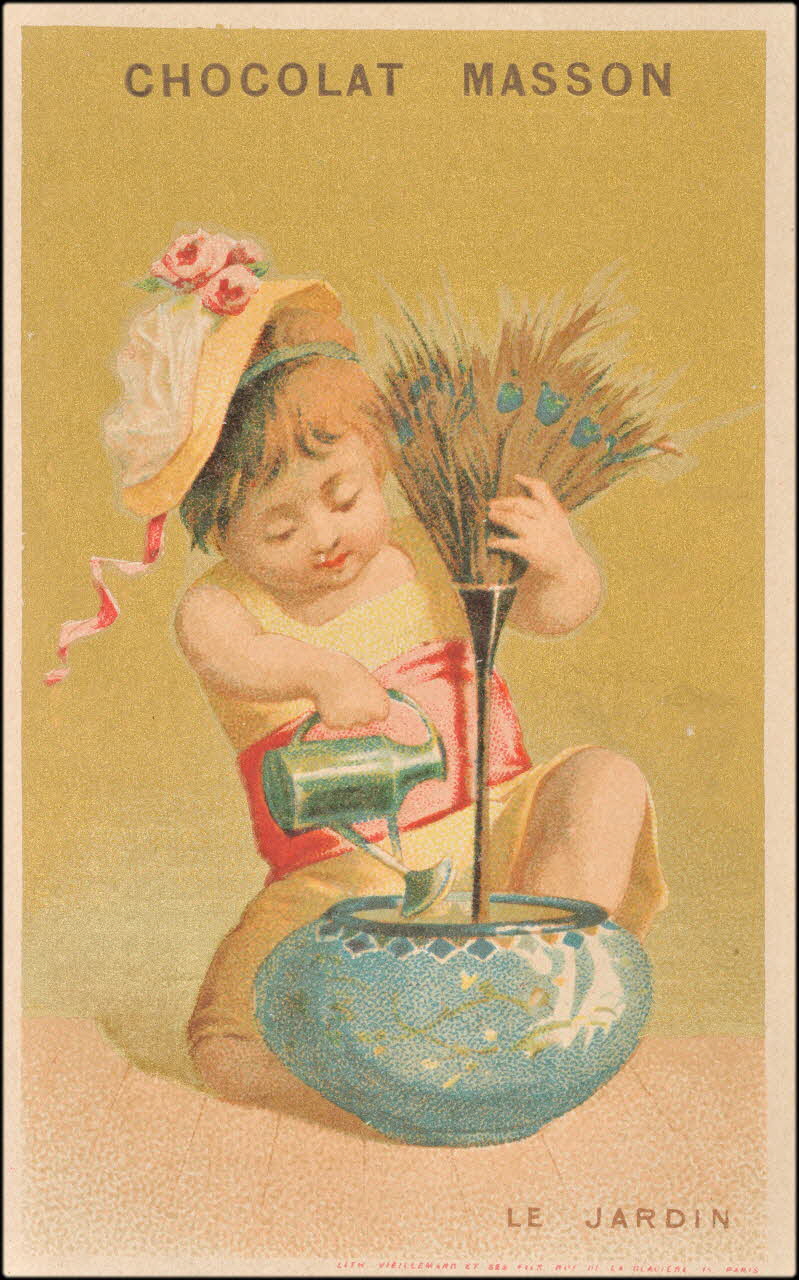 Baster & Vieillemard carte réclame chromo Paris 1889-1895 1995.1.173.3 Photo
