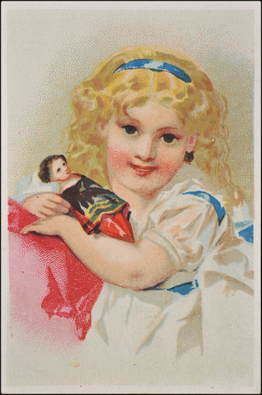 Chéret carte réclame chromo Paris 1881 1995.1.174.1 Photo
