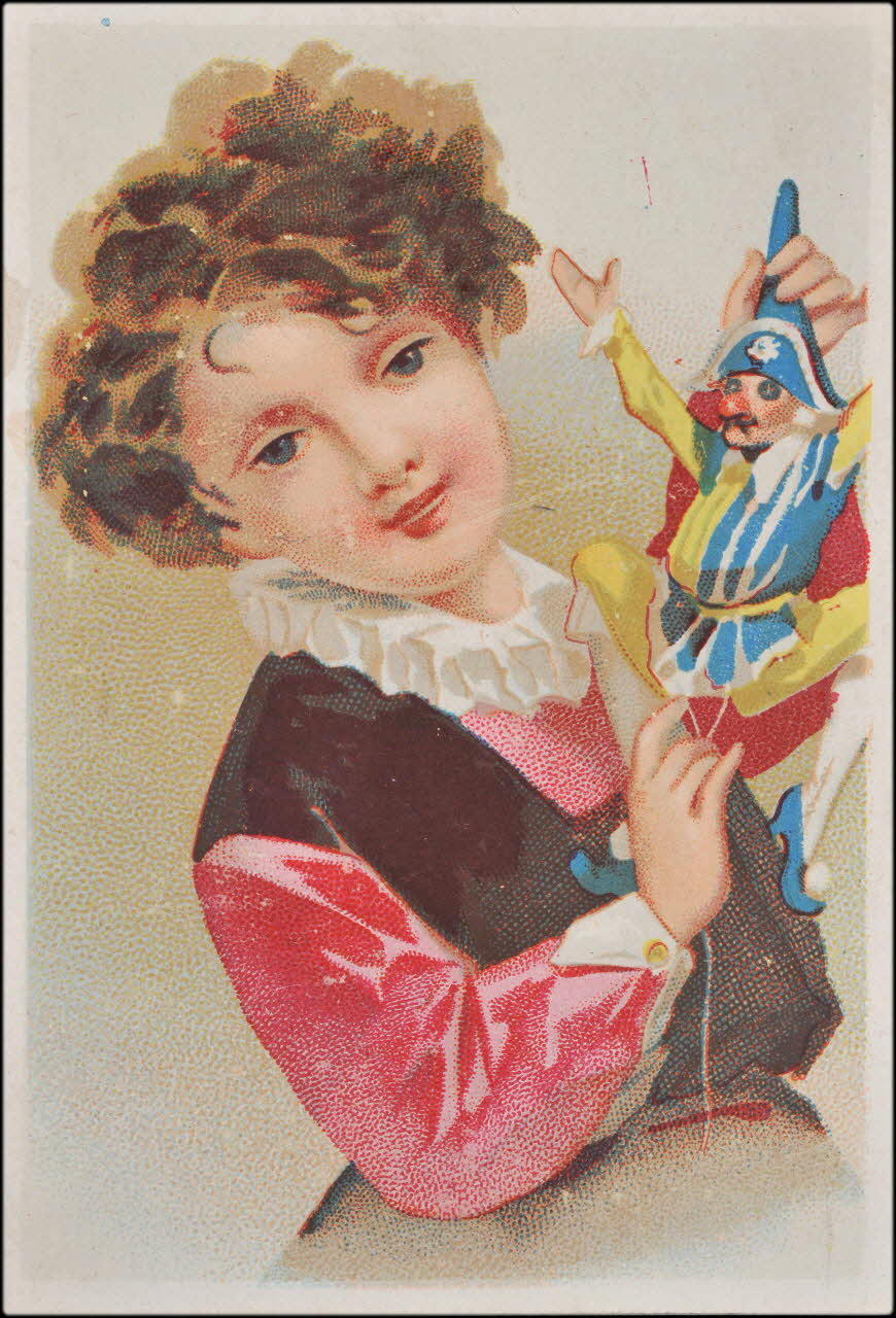Chéret carte réclame chromo Paris 1881 1995.1.174.2 Photo