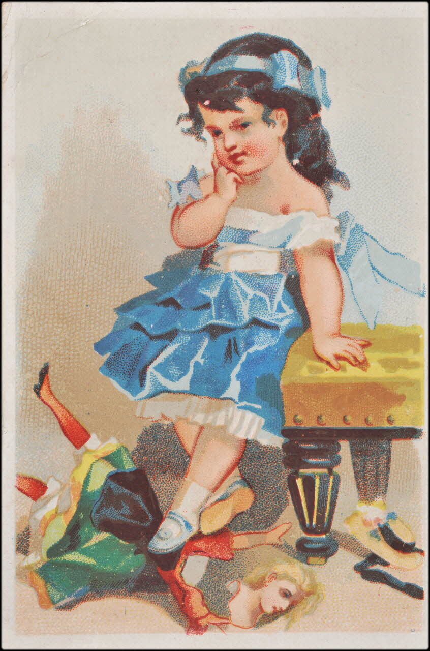 Chéret carte réclame chromo Paris 1881 1995.1.174.4 Photo