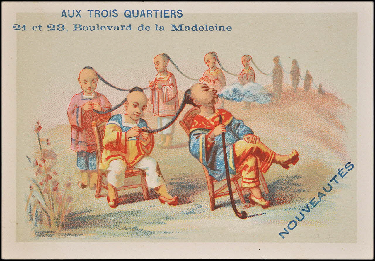 carte réclame chromo Paris 1875-1886 1995.1.1853.1 Photo