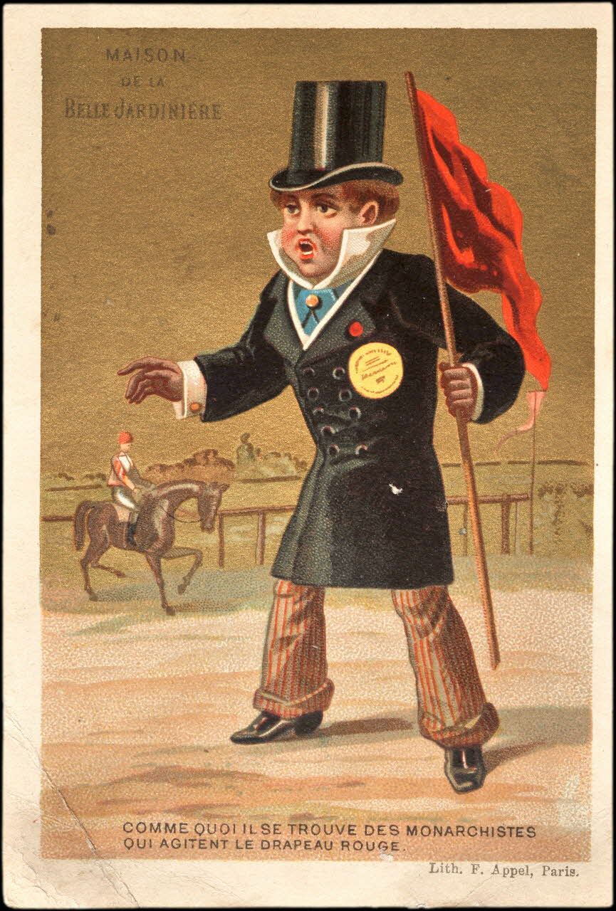 carte réclame chromo Paris 1875-1890 1995.1.1859.3 Photo