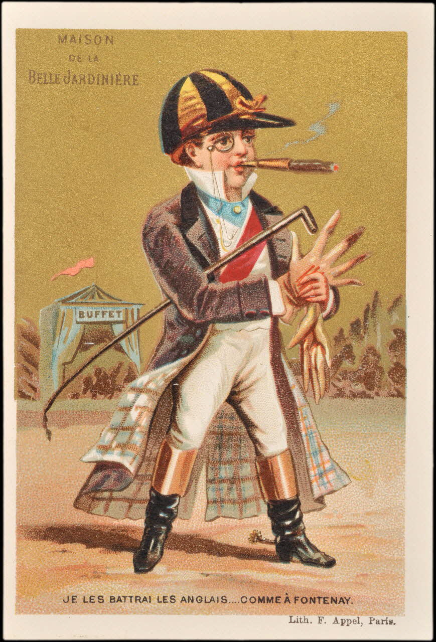 carte réclame chromo Paris 1875-1890 1995.1.1859.4 Photo