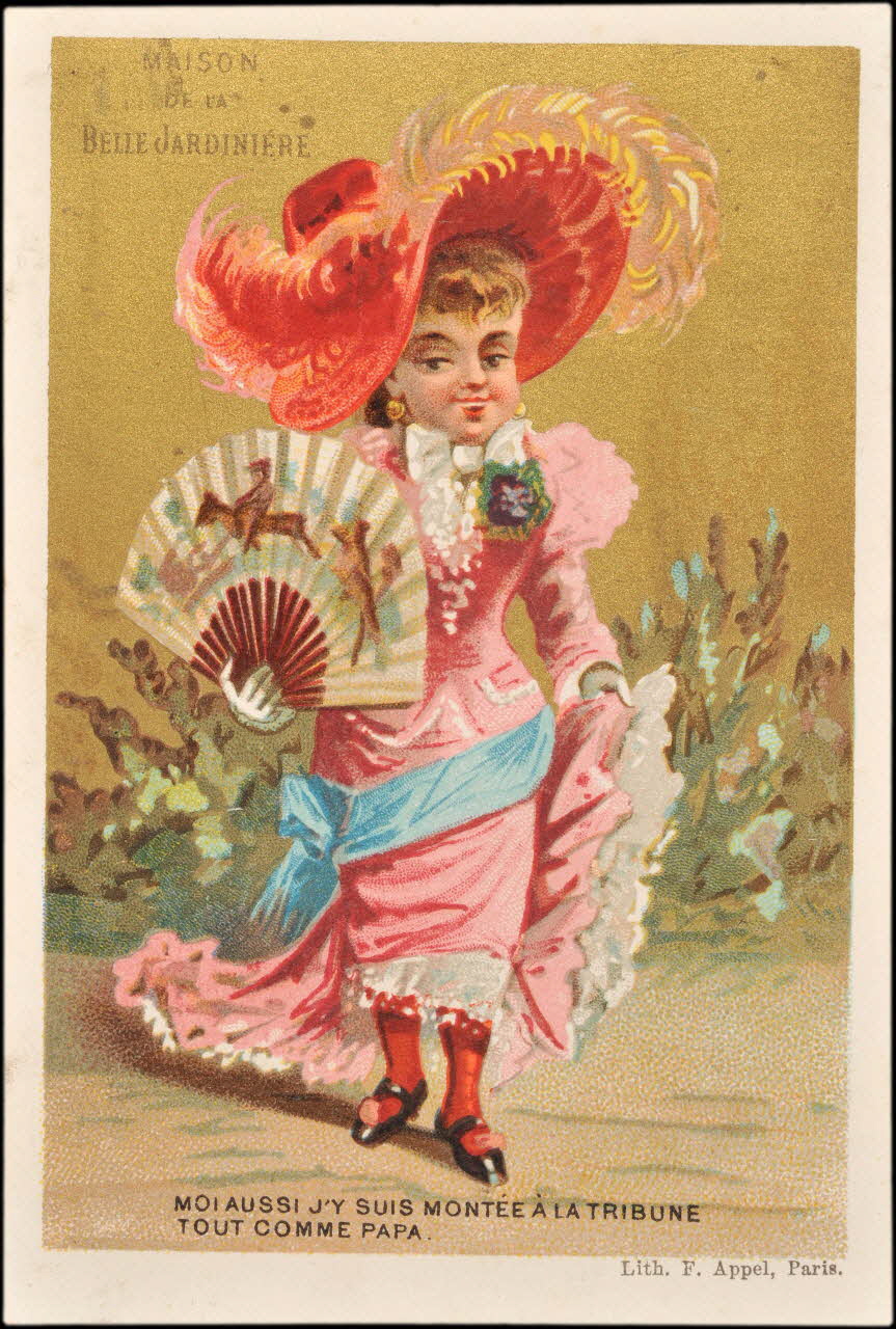 carte réclame chromo Paris 1875-1890 1995.1.1859.5 Photo