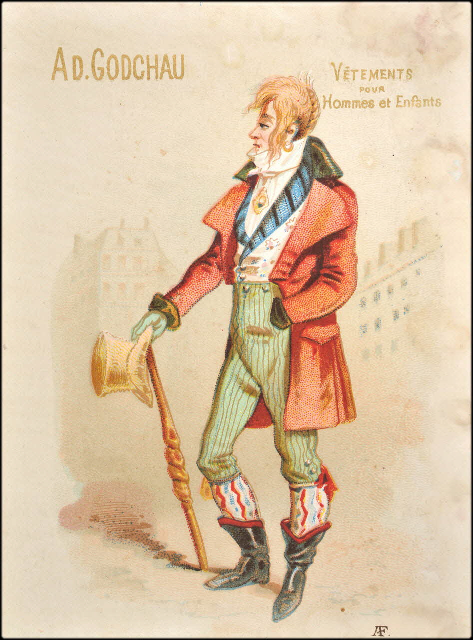 carte réclame chromo Paris 1875-1886 1995.1.1860.6 Photo