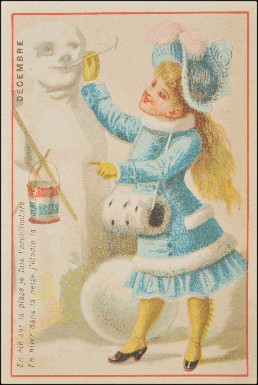 Lefèvre-Erenard carte réclame chromo Paris 1875-1890 1995.1.1861.6 Photo