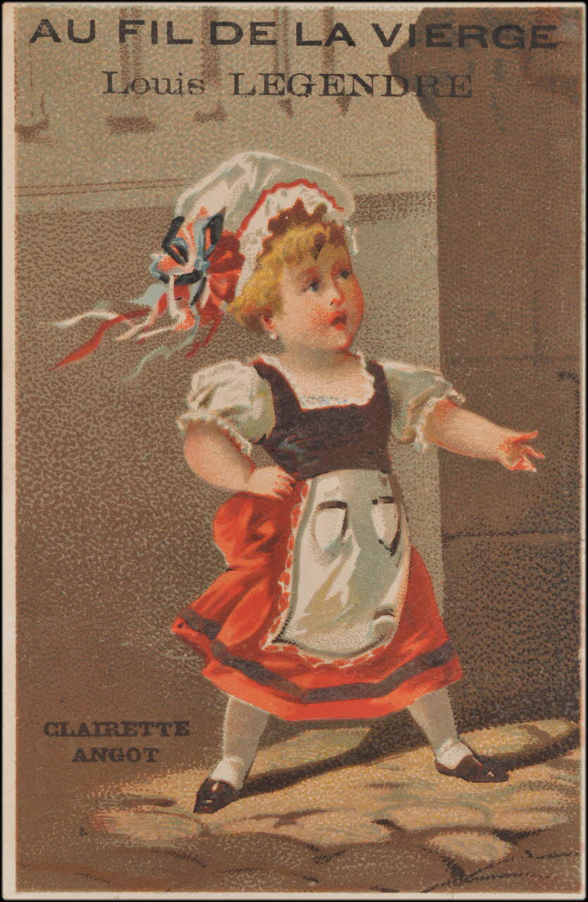 Romanet carte réclame chromo Paris 1878-1889 1995.1.1923.4 Photo