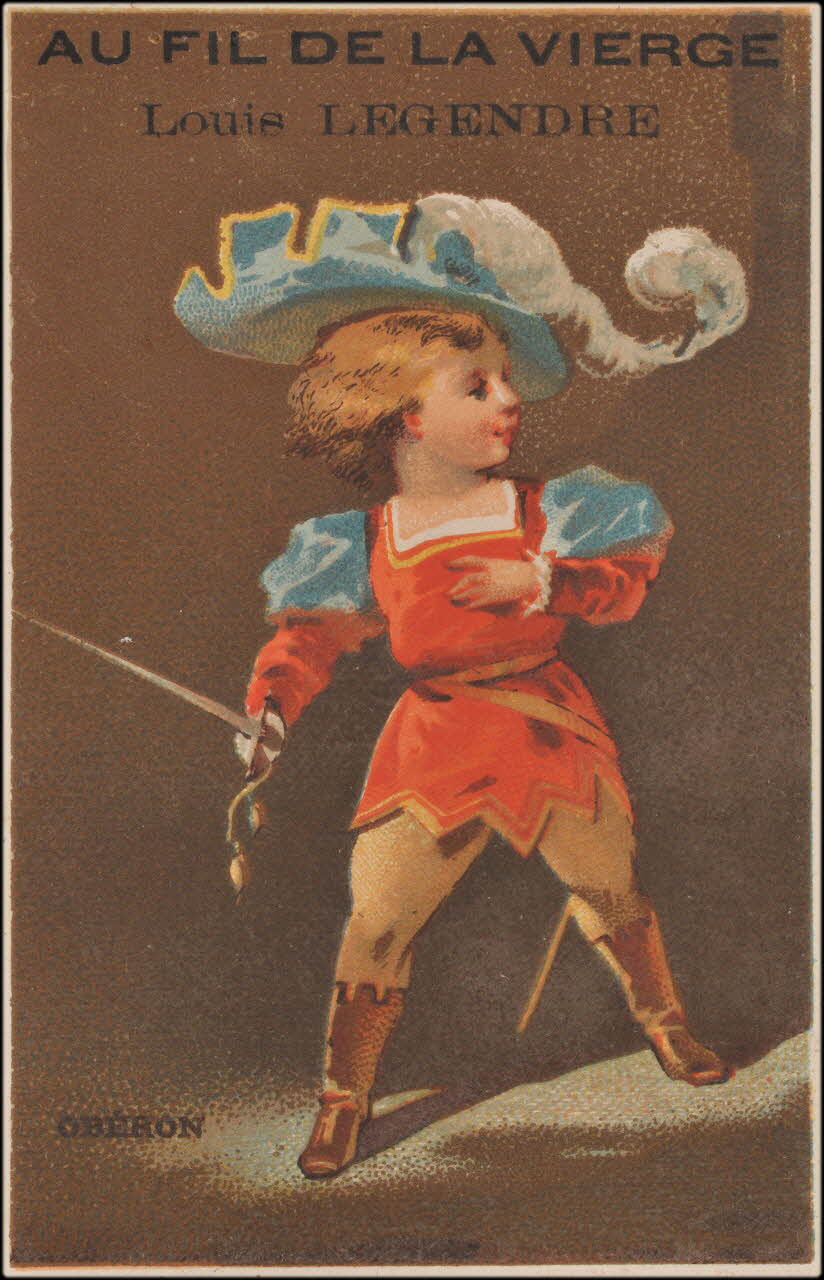 Romanet carte réclame chromo Paris 1878-1889 1995.1.1923.5 Photo