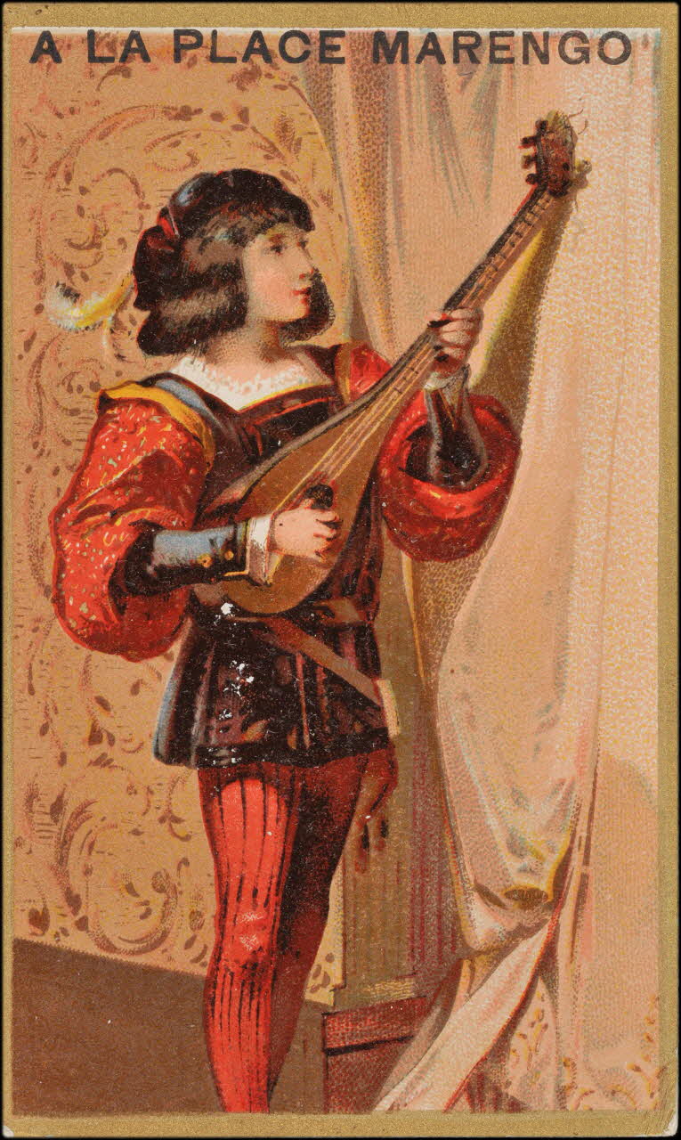 Romanet carte réclame chromo Paris 1878-1889 1995.1.1926.1 Photo