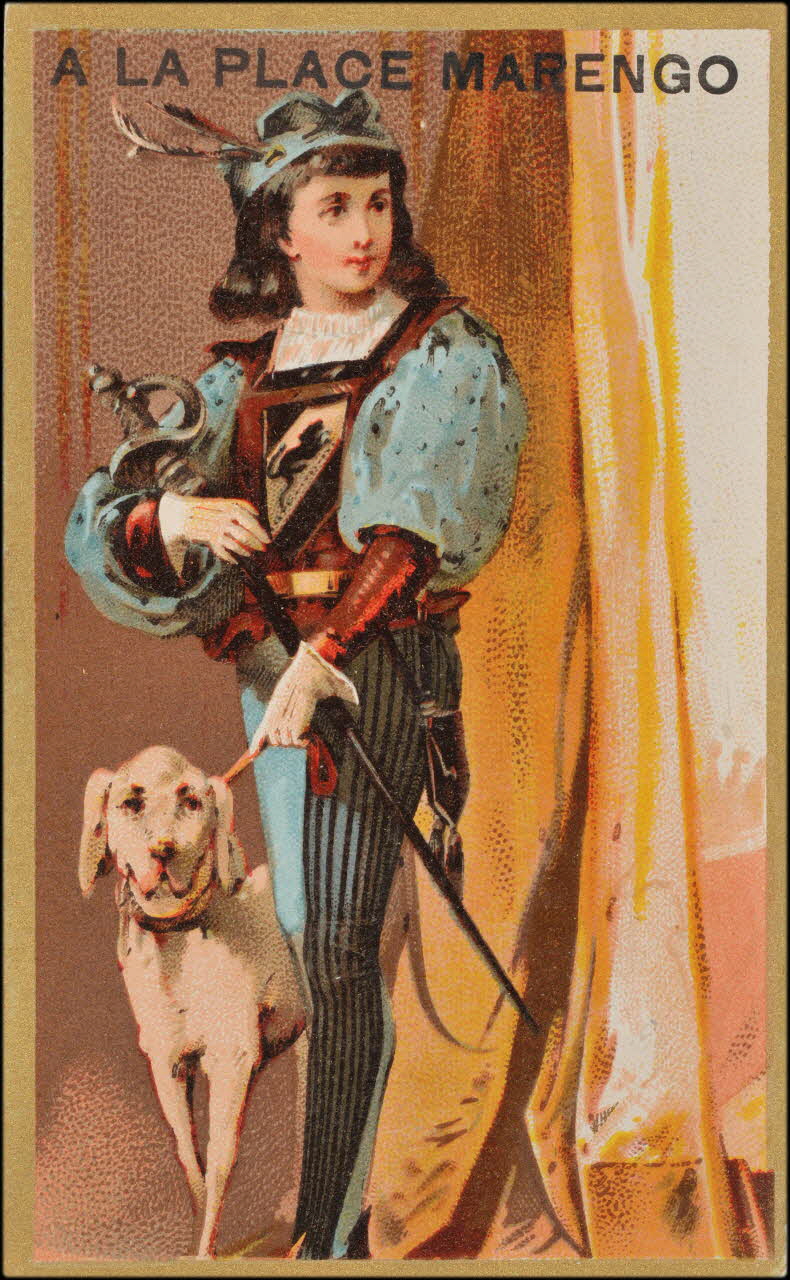 Romanet carte réclame chromo Paris 1878-1889 1995.1.1926.2 Photo