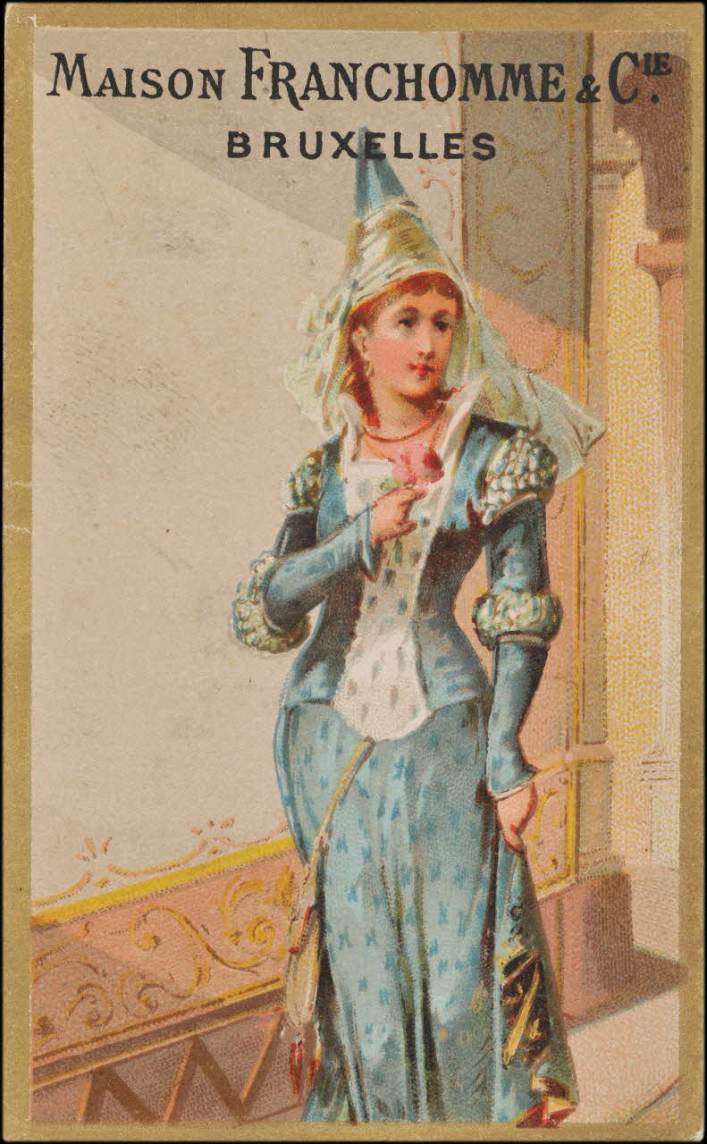 Romanet carte réclame chromo Paris 1878-1889 1995.1.1926.3 Photo