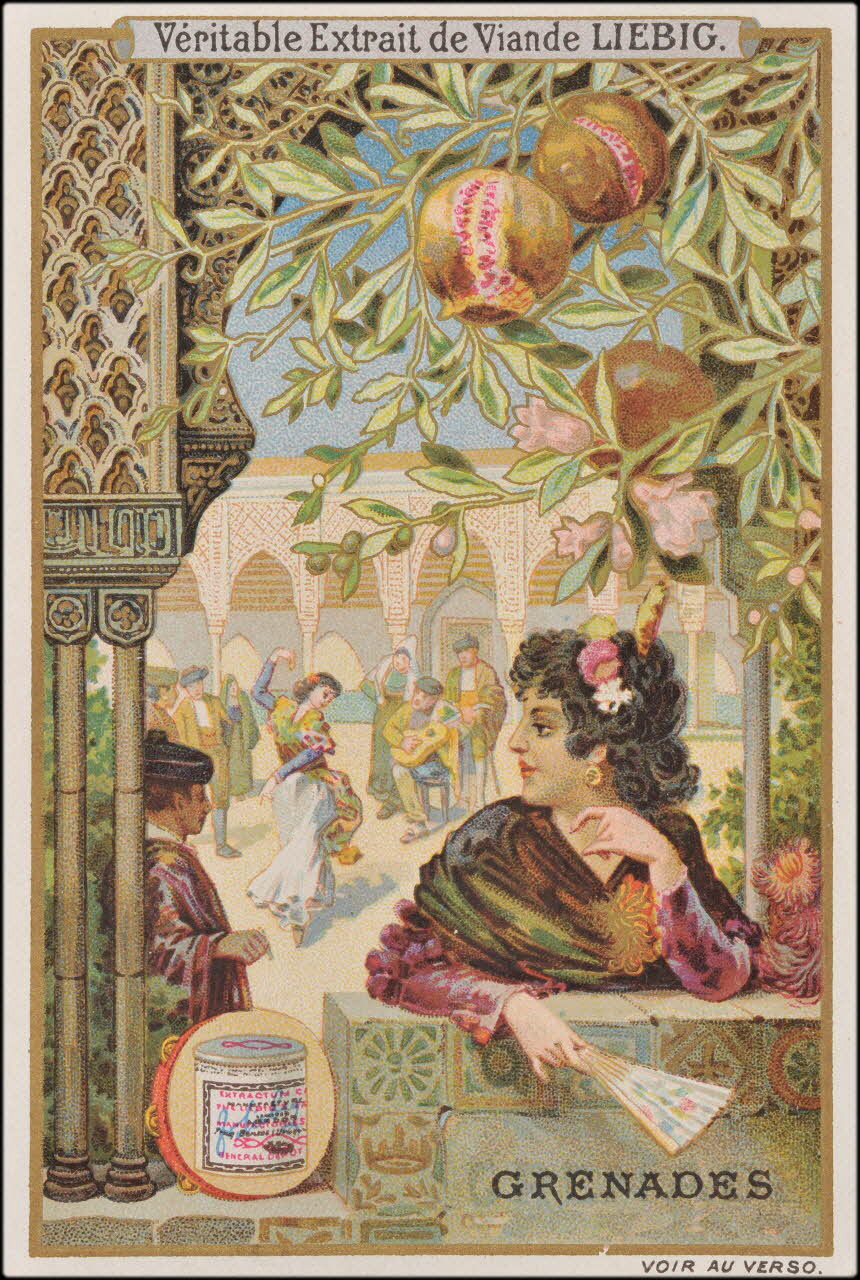 Romanet carte réclame chromo Paris 1878-1889 1995.1.1929.3 Photo