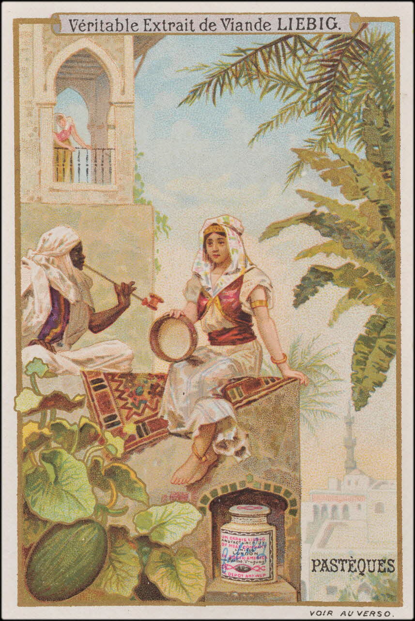 Romanet carte réclame chromo Paris 1878-1889 1995.1.1929.5 Photo