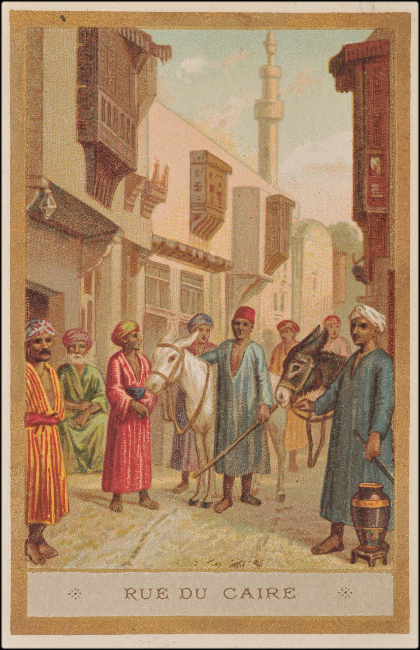 Romanet carte réclame chromo Paris 1878-1889 1995.1.1933.2 Photo