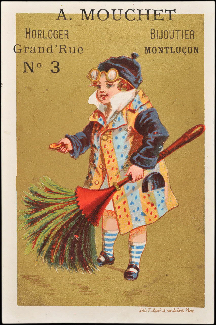 carte réclame chromo Paris 1875-1886 1995.1.2175.3 Photo