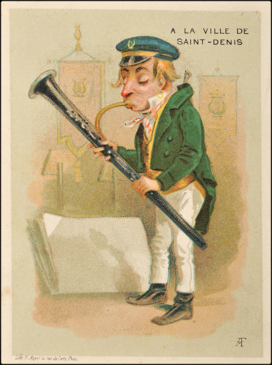 carte réclame chromo Paris 1878-1886 1995.1.2183.10 Photo