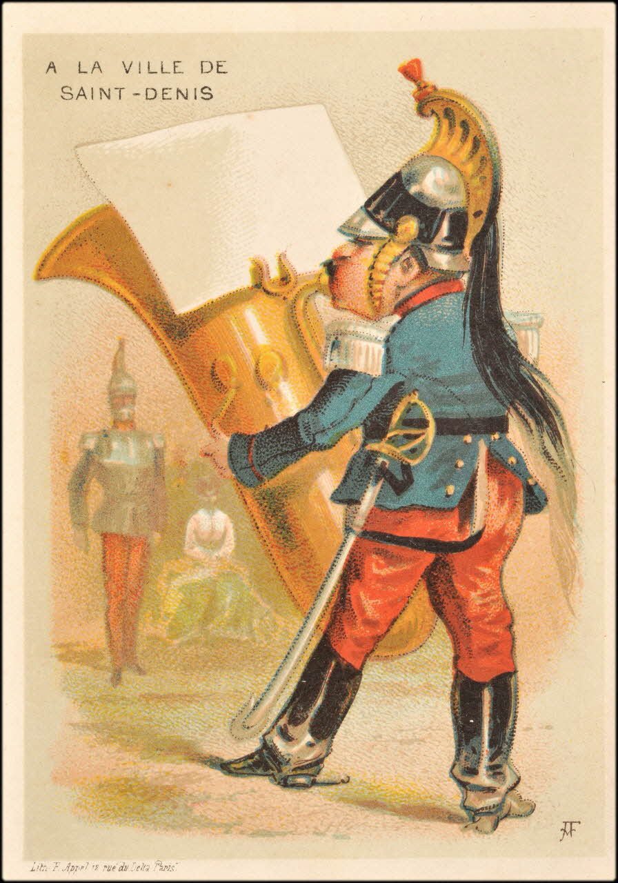 carte réclame chromo Paris 1878-1886 1995.1.2183.3 Photo