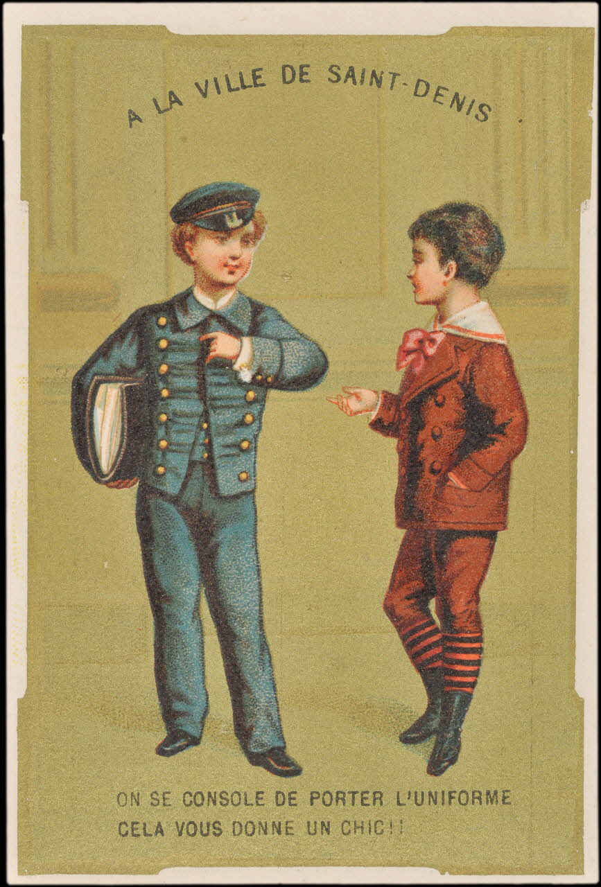 carte réclame chromo Paris 1875-1886 1995.1.2190.11 Photo