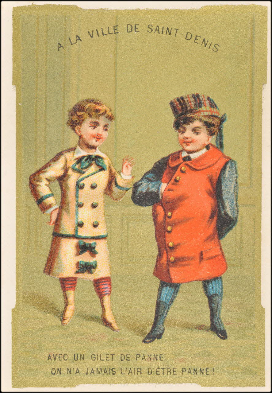 carte réclame chromo Paris 1875-1886 1995.1.2190.8 Photo