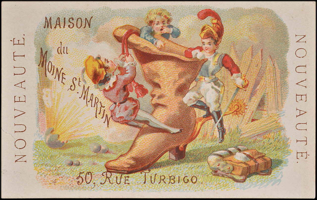 carte réclame chromo Paris 1875-1886 1995.1.2208.1 Photo