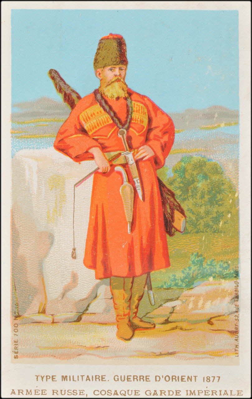 P. Aubry carte réclame chromo Paris 1878 1995.1.2228.9 Photo