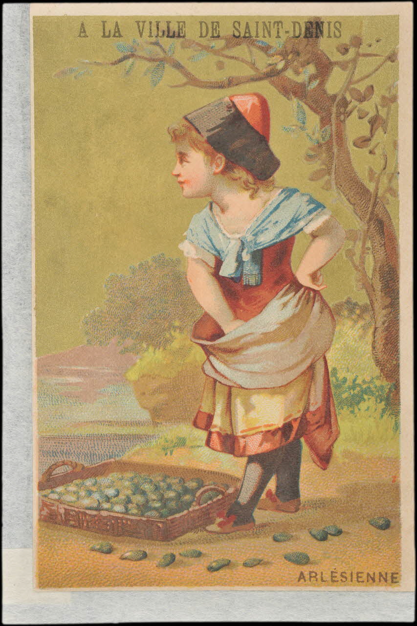 P. Aubry carte réclame chromo Paris 1876-1878 1995.1.2229.1 Photo