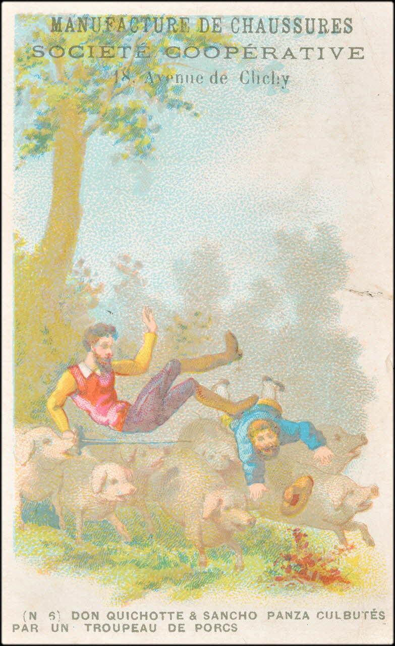 P. Aubry carte réclame chromo Paris 1875-1878 1995.1.2243.5 Photo
